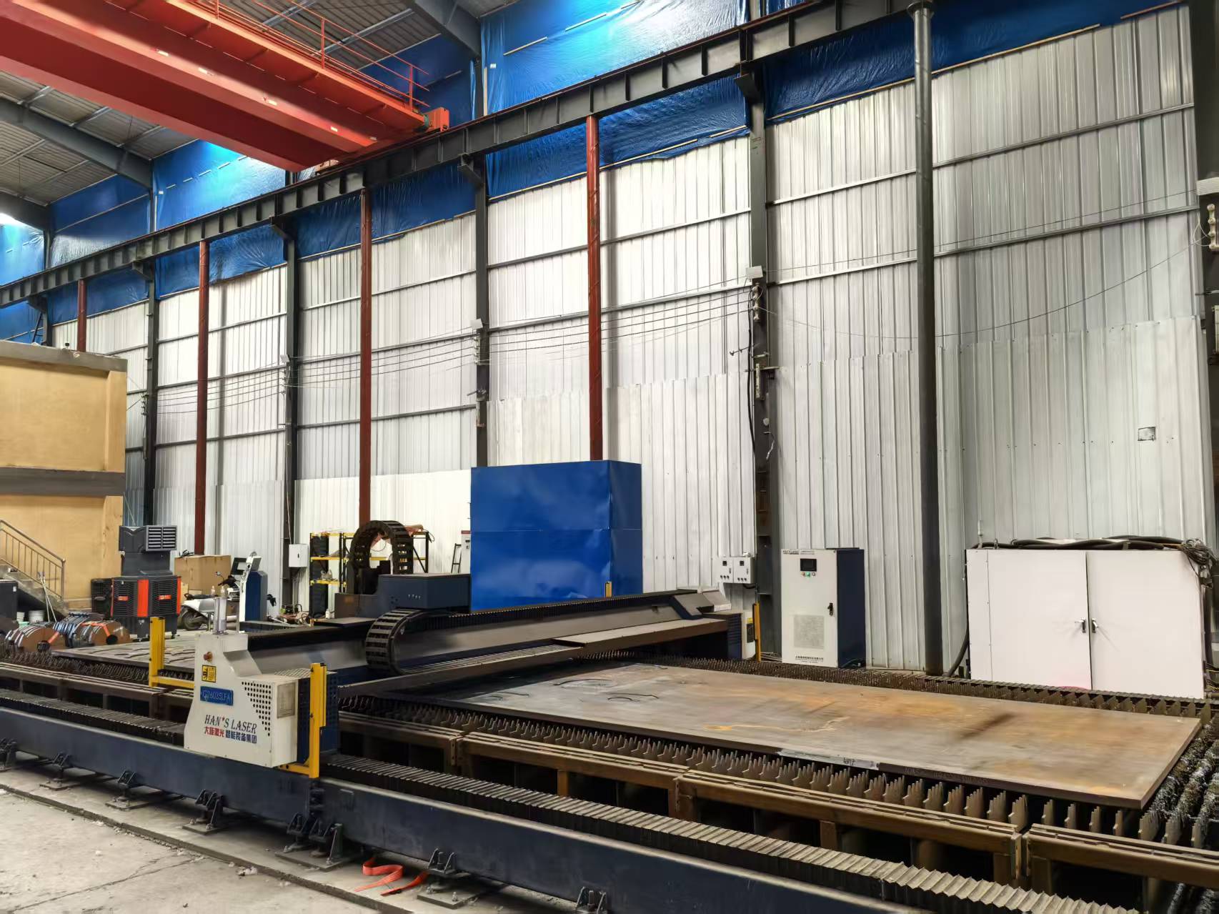 Heavy-duty laser cutting equipment for big-size industrial steel plate custom processing Large format fiber CNC laser cutting machine for processing thick carbon steel and stainless steel plates